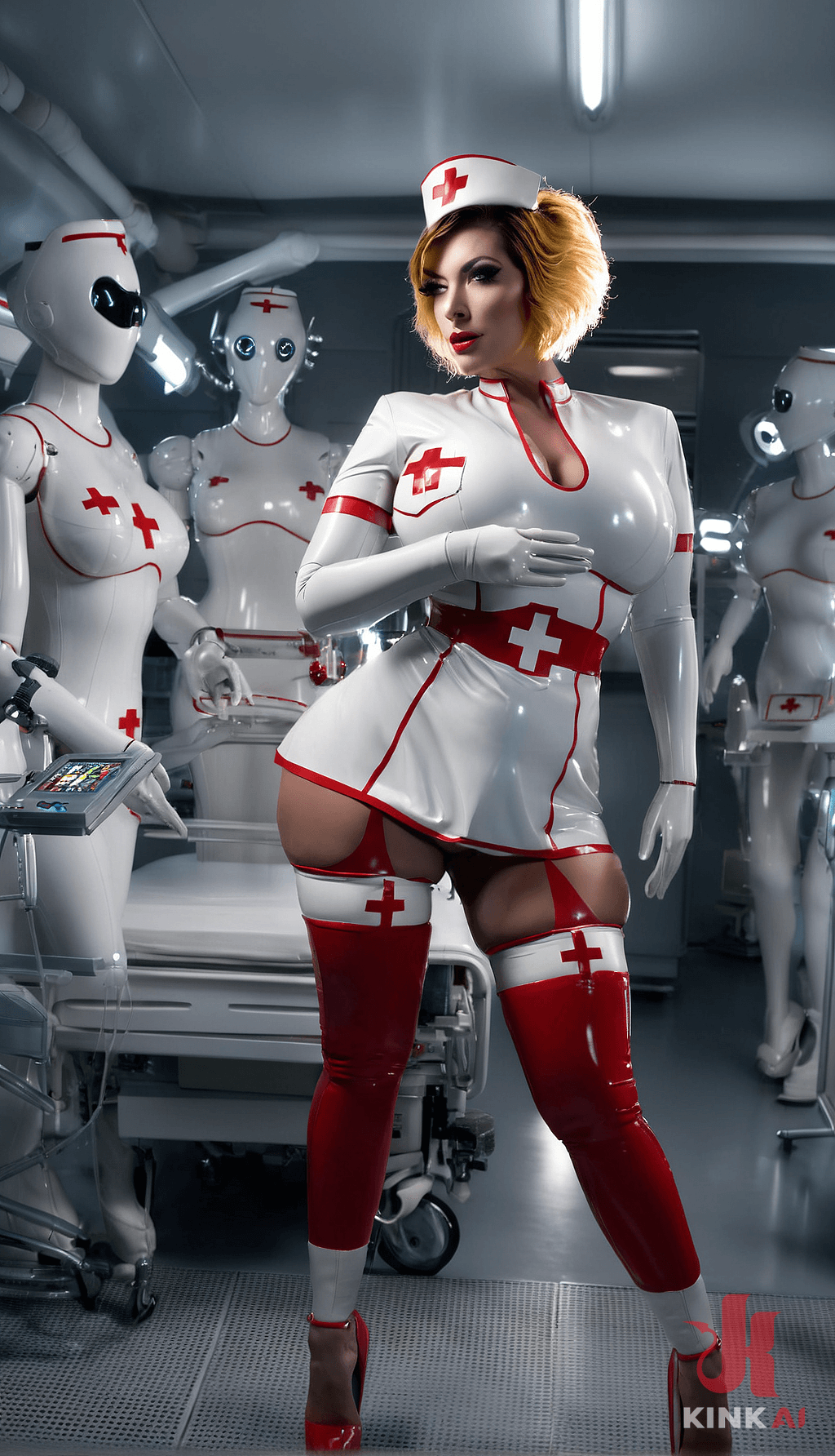 Robot Nurse - דוגמנית בינה מלאכותית